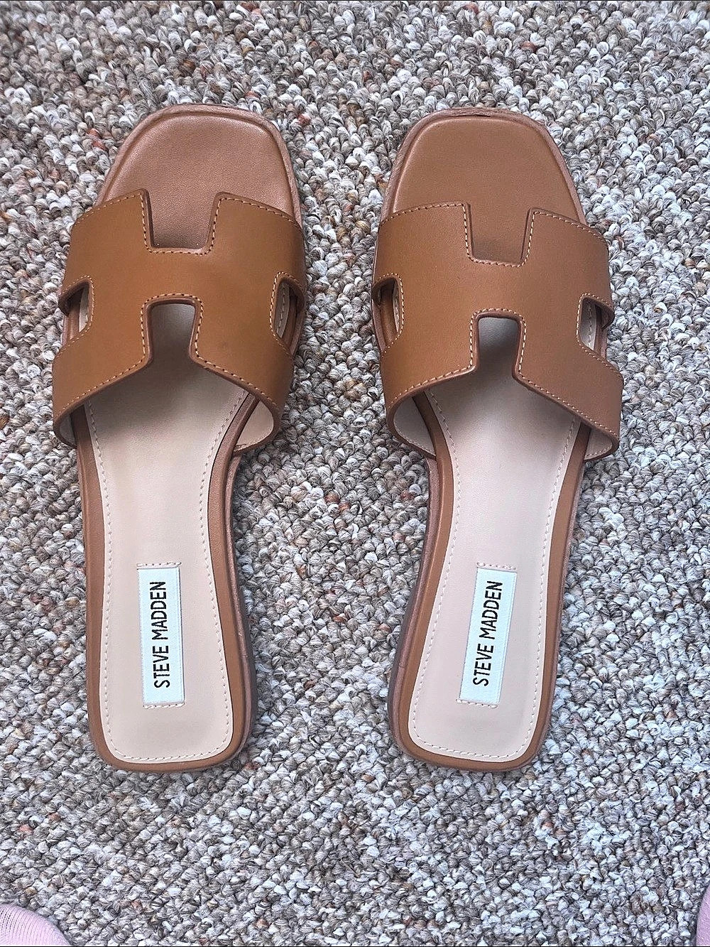 Steve Madden Hadyn Slide Sandal Brown US 9.5